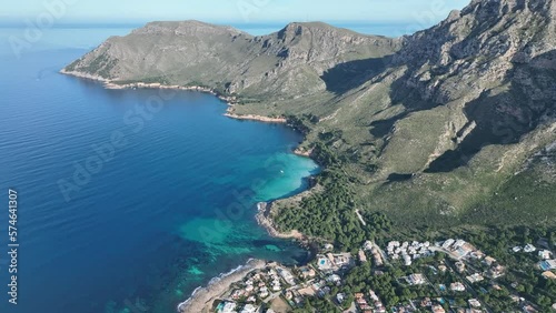 Aerial view, Spain, Balearic Islands, Mallorca, Arta Region, Colonia de Sant Pere near Betlem, Cap Ferrutx(Mehrere Werte) photo