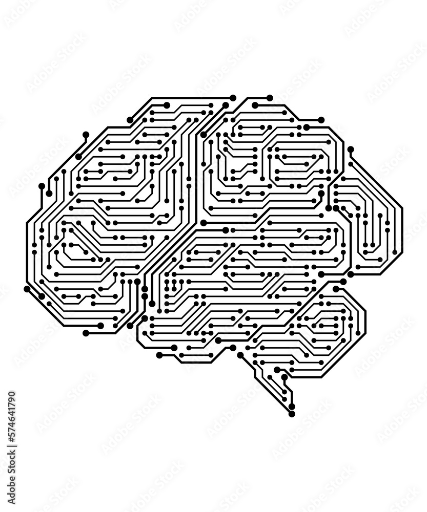 Intelligent AI brain circuit Intelligent AI brain circuit
