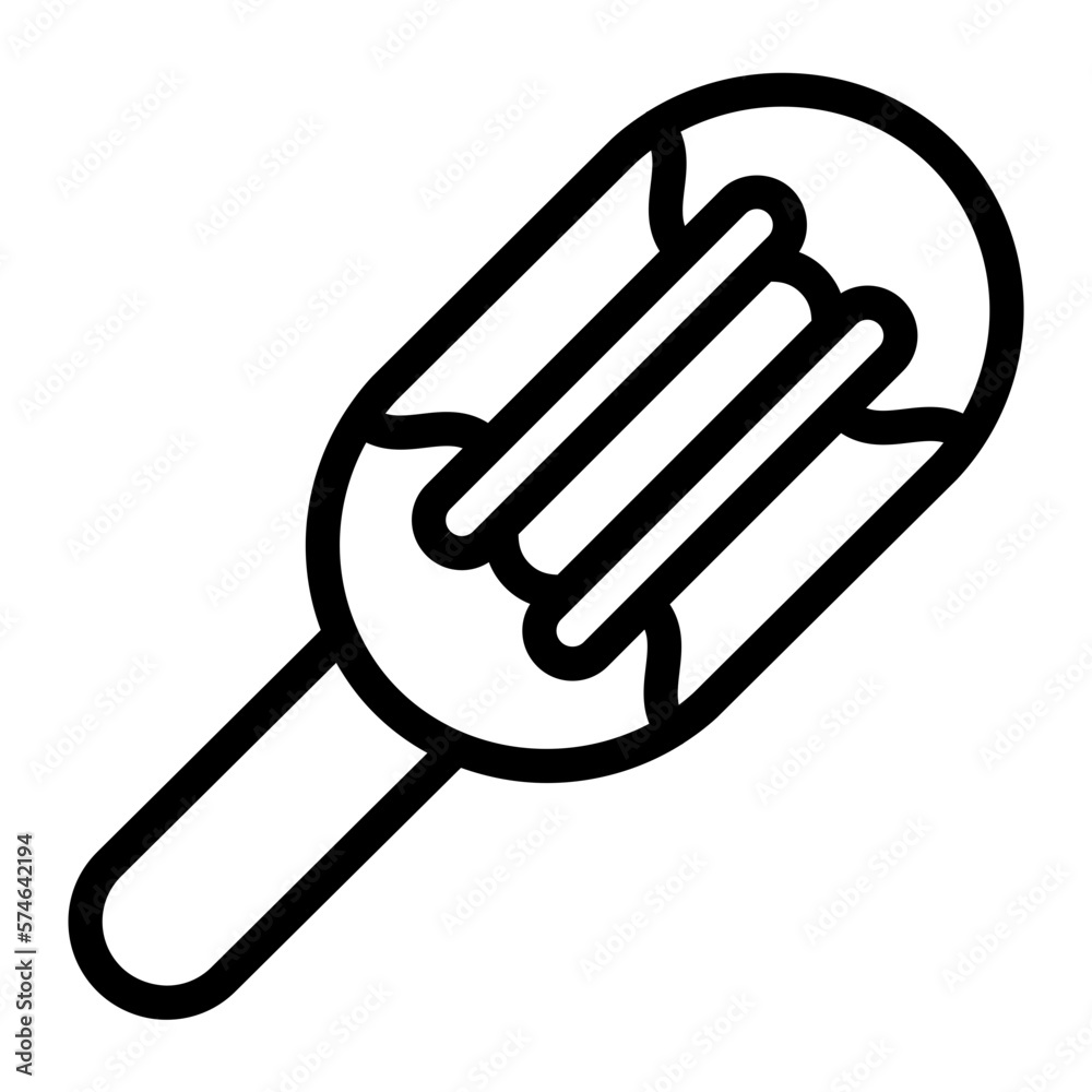popsicle line icon popsicle line icon