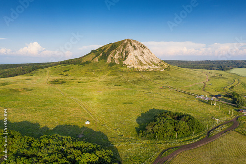 Aerial view of the Toratau Mount. photo