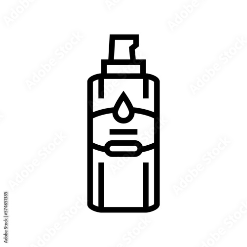 gel moisturizers cream line icon vector illustration