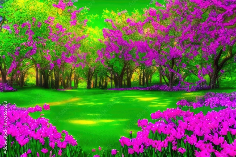 Fototapeta premium Spring background