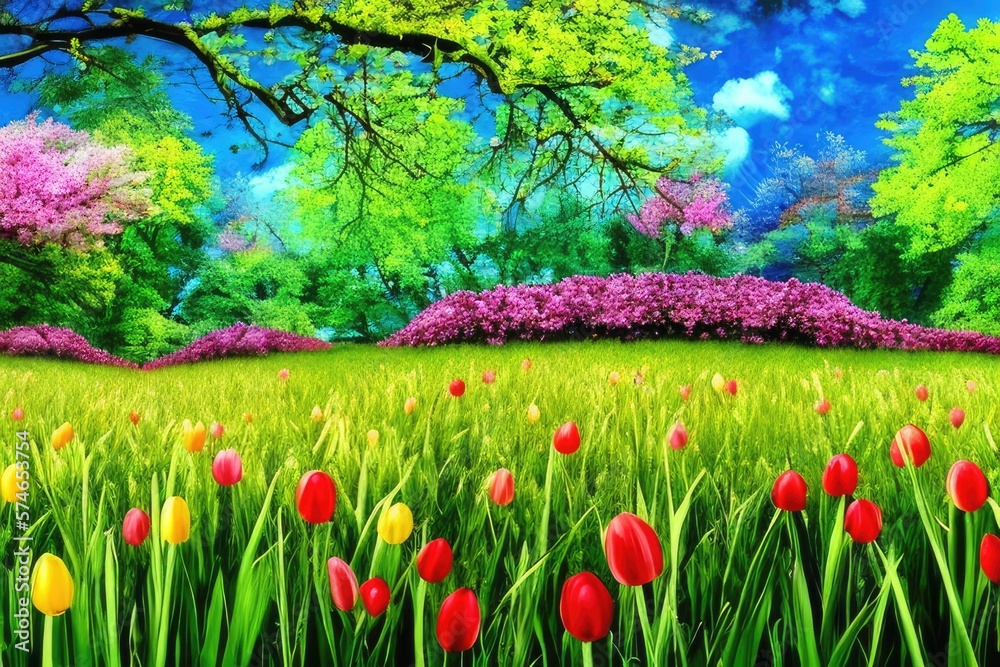 Fototapeta premium Spring background