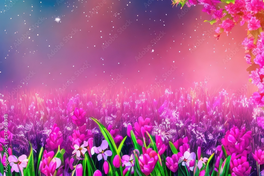 Fototapeta premium Spring background