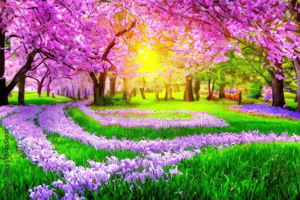 Obraz premium Spring background