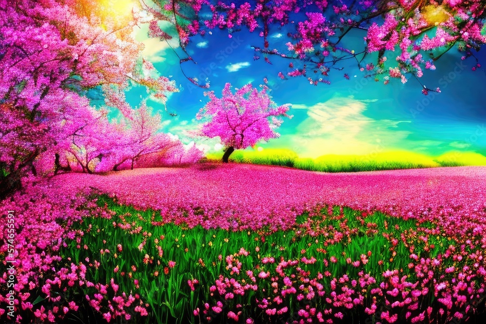 Obraz premium Spring background