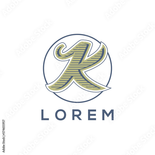 Vintage Letter R Logo