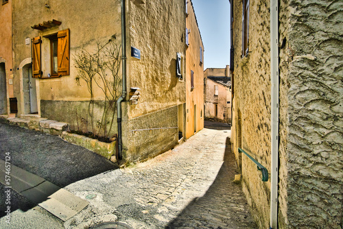 Rougon village (Gorges du Verdon) in the Provence-Alpes-Côte d'Azur region, France photo