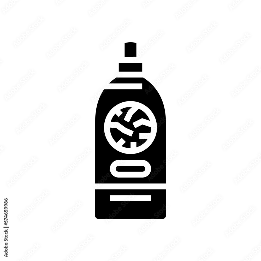 dry skin cream glyph icon vector illustration dry skin cream glyph icon vector illustration