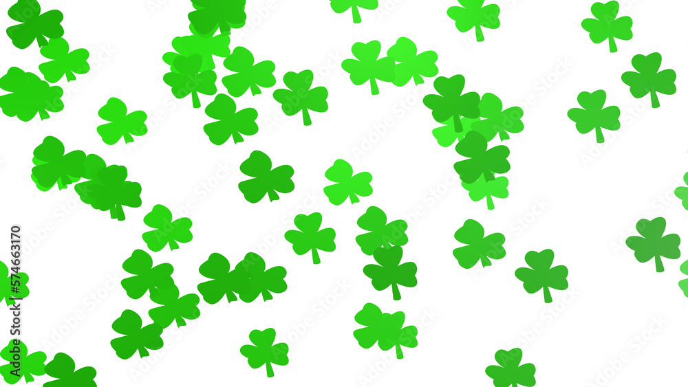 Shamrocks on a transparent background. St.Patrick 's Day. Irish holiday. 3D render. Shamrocks on a transparent background. St.Patrick 's Day. Irish holiday. 3D render.