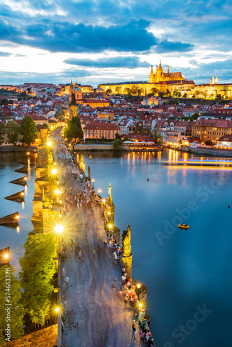 Vista panoramica di Praga	