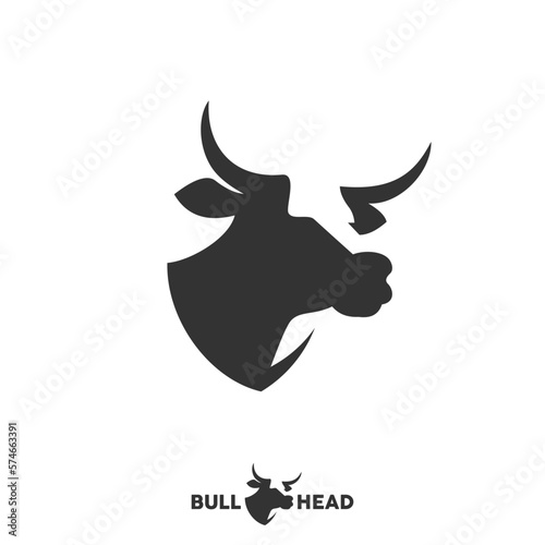  buffalo cow ox bull head logo design inspiration
