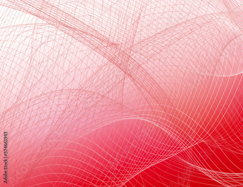 Abstract red design, small chaotic wavy transparent texture pattern