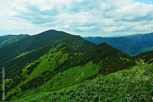 Slovakia-view from the terrace of Stefanik's cottage in the Low Tatras photo