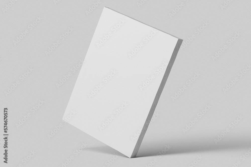 empty close softcover paperback vertical a5 book realistic mockup template 3d rendering illustration empty close softcover paperback vertical a5 book realistic mockup template 3d rendering illustration