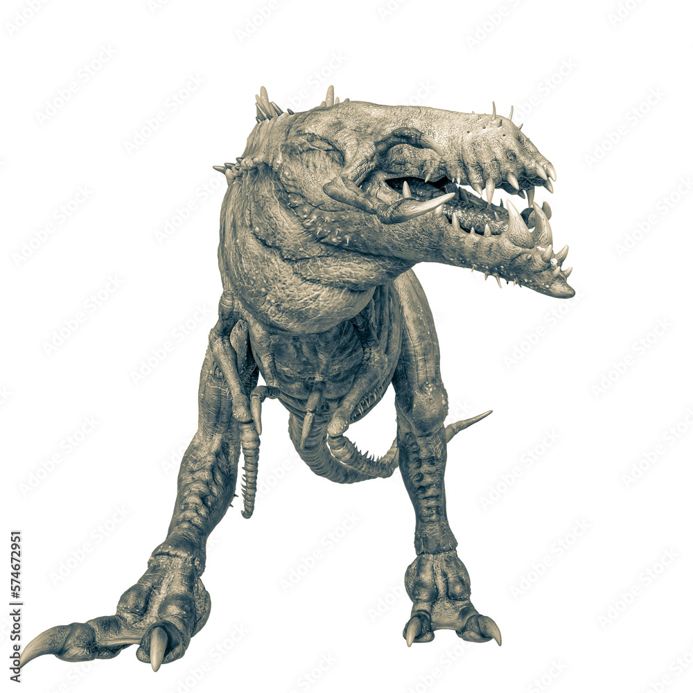 alien animal is walking in a white background alien animal is walking in a white background