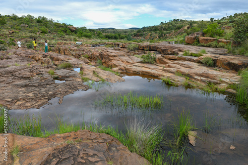 River Blyde at Bourke's Luck potholes in South Africa