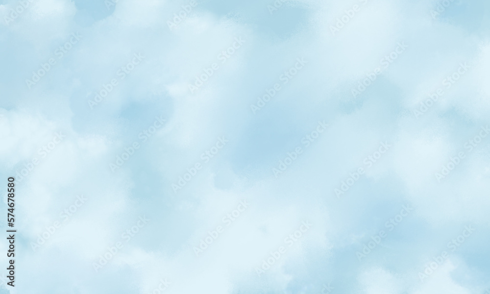 Blue Pastel Background Illustration