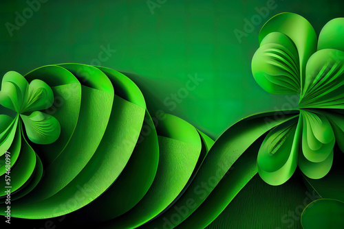 St. patrick's background. Generative Ai