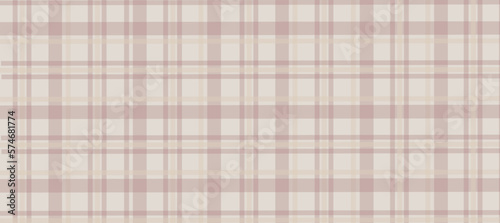 Beige plaid background vector illustration.