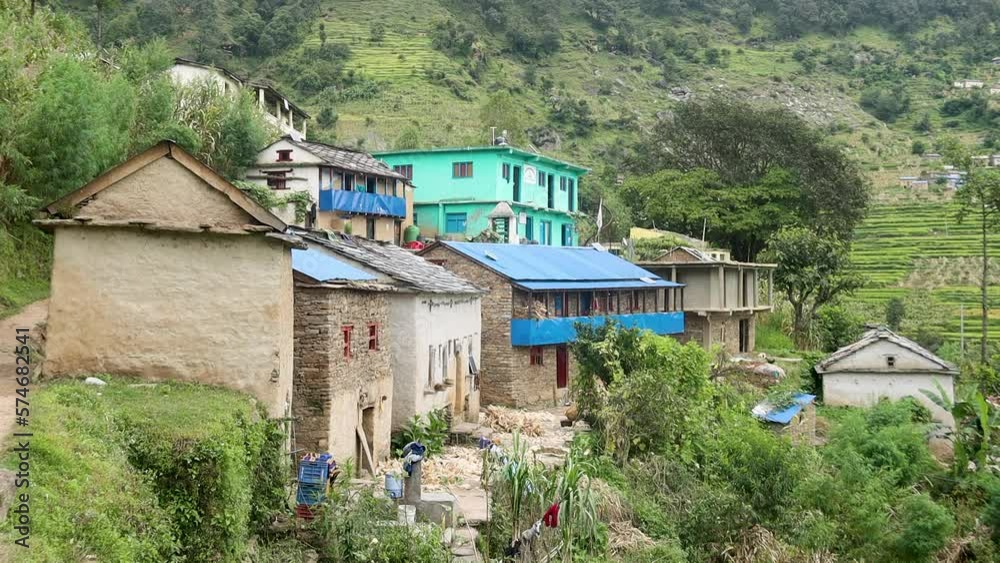 Remote Village of Karnali Nepal Remote Village of Karnali Nepal
