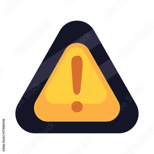 flat warn sign
