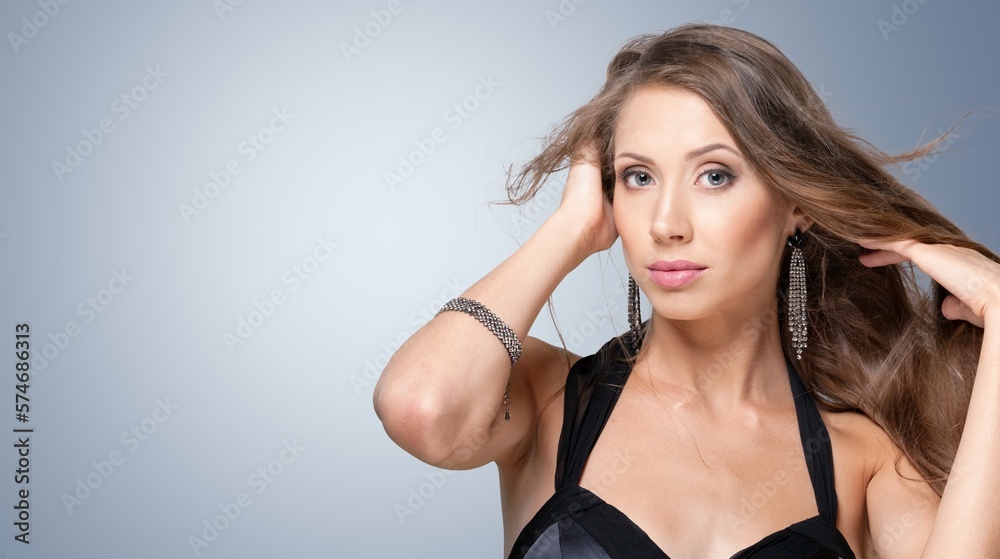 Beautiful young woman, Cosmetology concept Beautiful young woman, Cosmetology concept