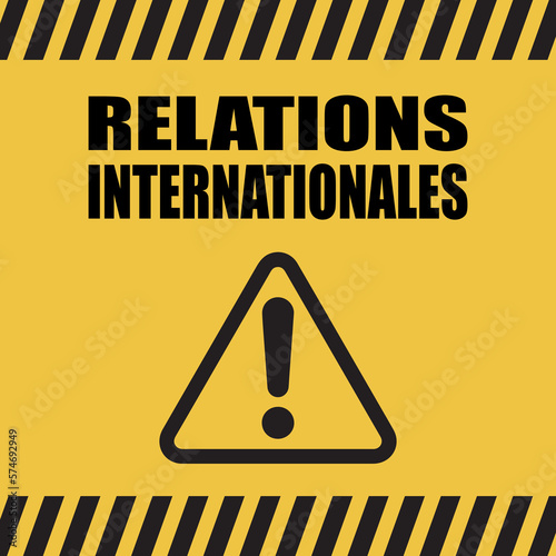 Logo relations internationales.
