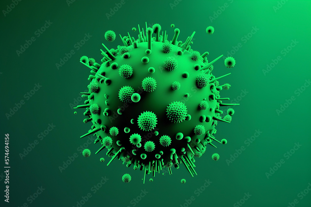 Flu COVID-19 virus variant Coronavirus Covid-19 influenza Pandemic medical health cell vaccine corona virus delta plus generated by Ai