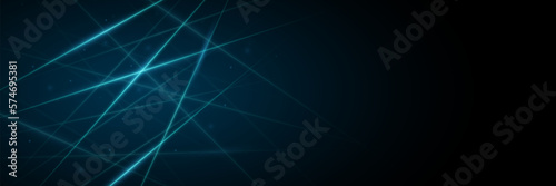 Abstract laser beams of light. Isolated on a black background. Vector illustration eps 10.