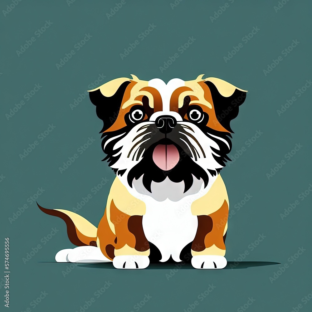 portrait of a dog with ai portrait of a dog with ai