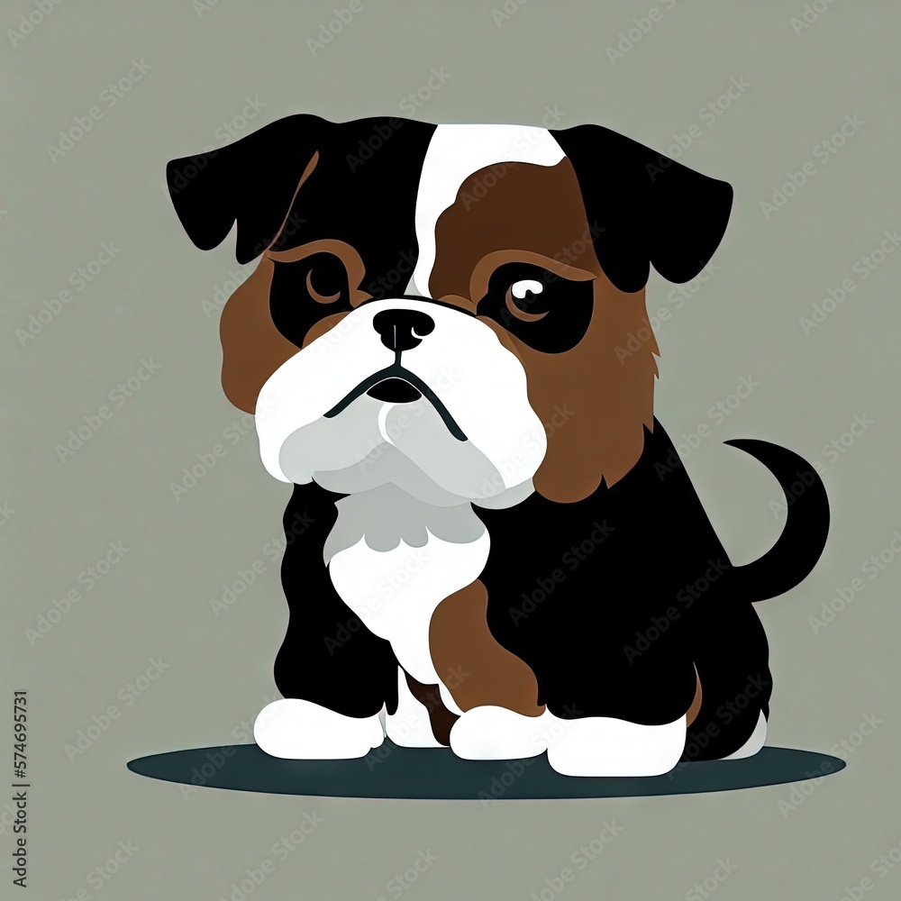 portrait of a dog with ai portrait of a dog with ai