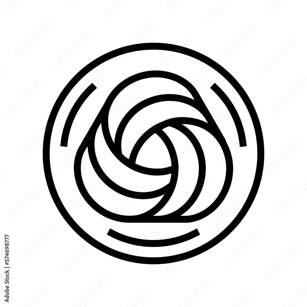 wool fabric cloth line icon vector illustration wool fabric cloth line icon vector illustration