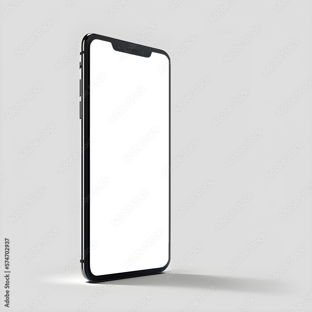 Smartphone frame with transparent screen Smartphone frame with transparent screen
