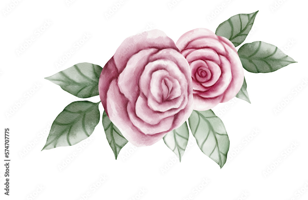 watercolor valentine bouquet watercolor valentine bouquet