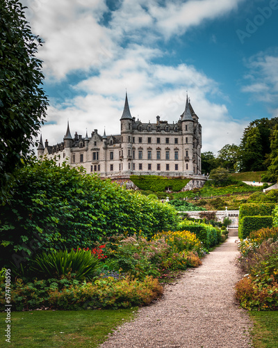 Dunrobin Castle in Sutherland, north east Scotland, overlooks the Dornoch Firth and is a worthwhils stop on the North Coast 500 route