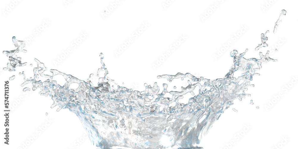 背景を透過した水しぶきの素材 背景を透過した水しぶきの素材