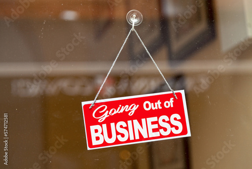 Going out of busines - Closed sign
