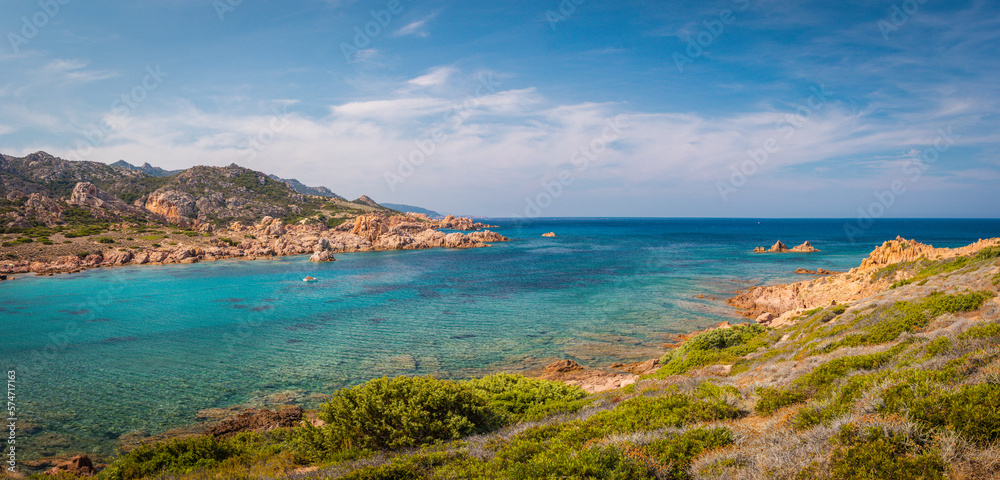 Dreamlike coast in the north of Sardinia