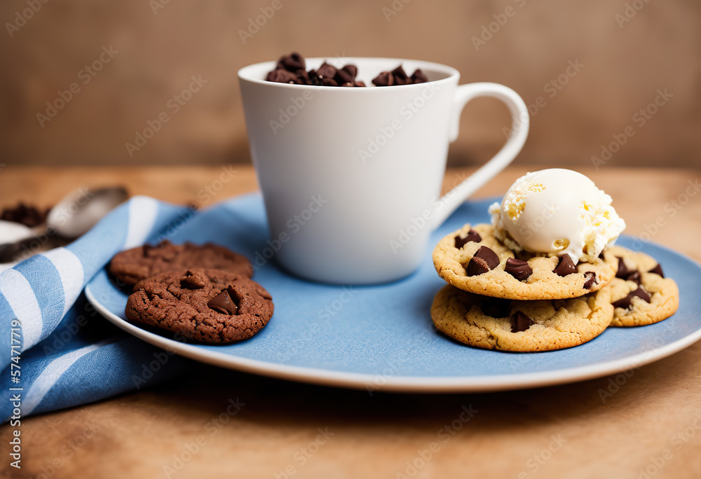 Satisfy your sweet tooth with cookies and ice cream. Satisfy your sweet tooth with cookies and ice cream.