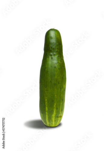 Cucumber isolated on a white background.
