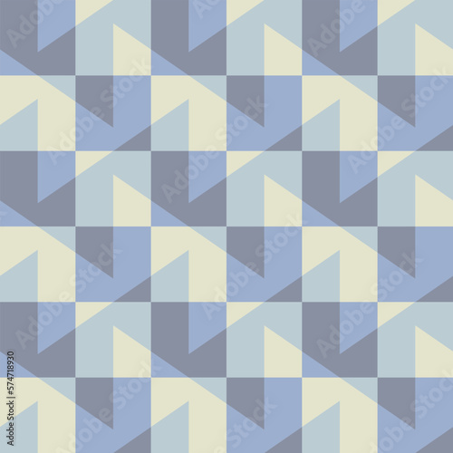 A simple and clear geometric ornament for decorating any surfaces or things. Seamless pattern.