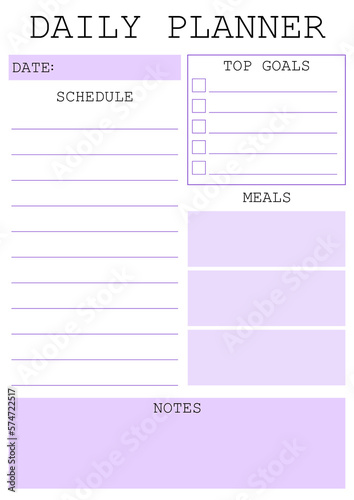 Daily planner