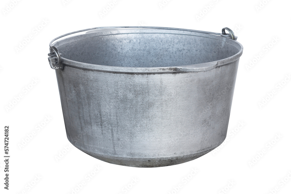 cauldron for cooking in nature, isolated from the background cauldron for cooking in nature, isolated from the background