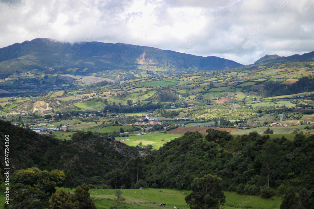 Mountains and villages Mountains and villages