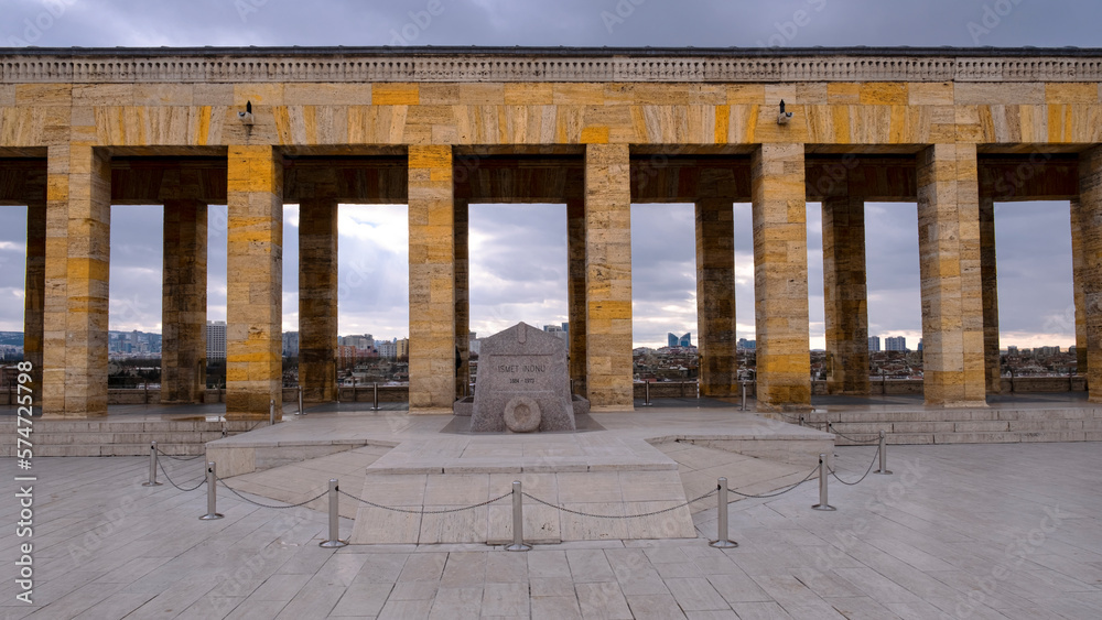 Fototapeta premium The tomb of İsmet İnönü in Anıtkabir