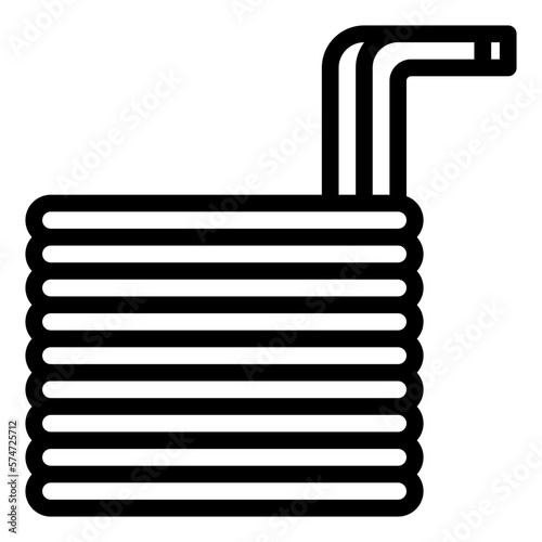 wort chiller line icon