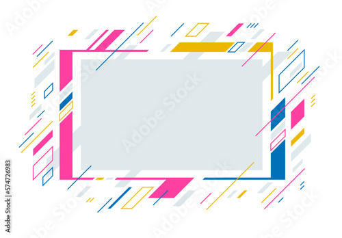 Artistic colorful frame wit...