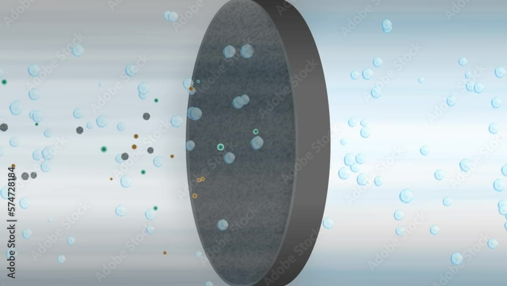 Water purifier filter tube, carbon filter workflow system