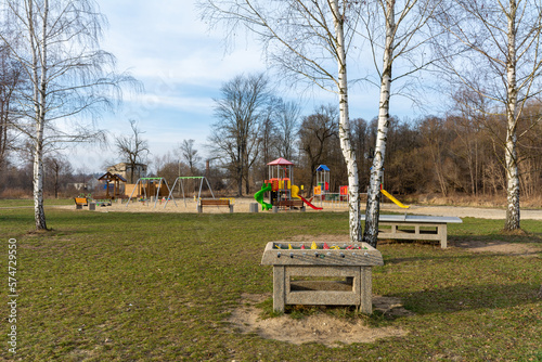 Playground and gym and a place to relax in the fresh air. © Senatorek